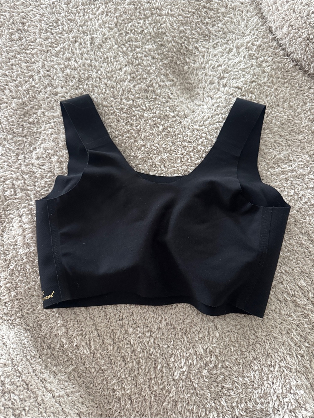 Victoria's Secret Black Seamless Scoop Sports Bralette - Picture 3 of 3